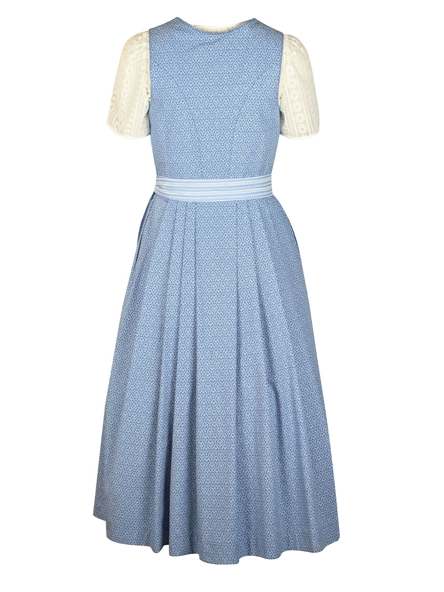 Hammerschmid Dirndl Braunsee, hellblau, 80lg #4