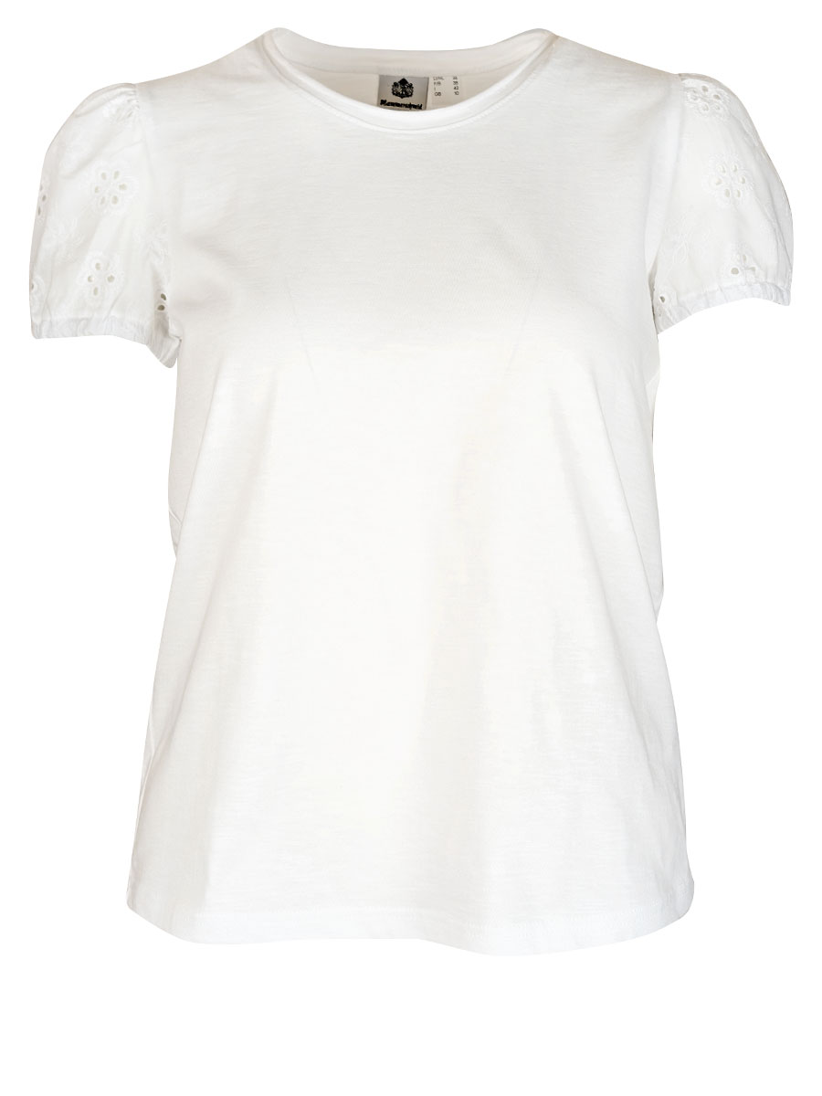 Hammerschmid Shirt Yvette, weiß, Puffärmel #1