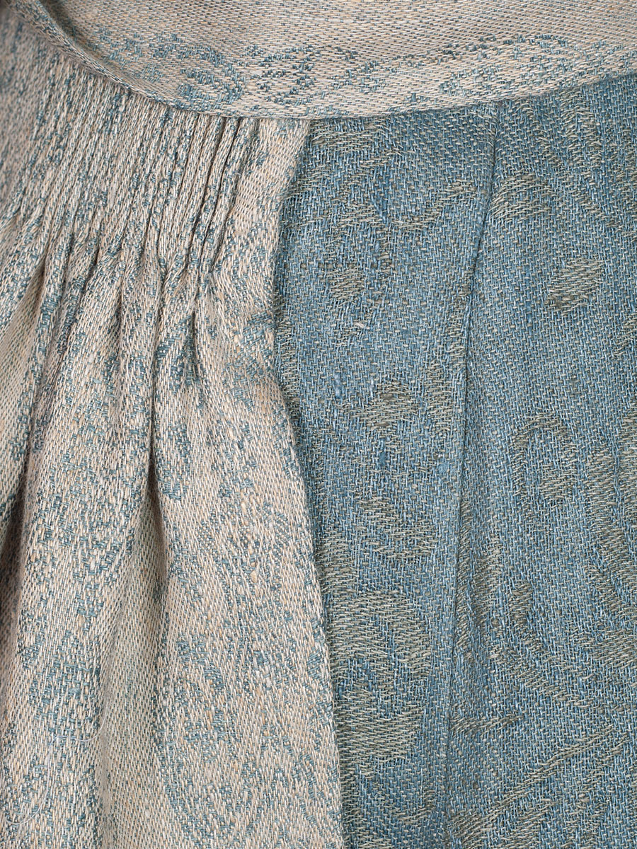 Gottseidank Leinendirndl Monika, perlmutt-cloudblue, hochwertig, festlich, 80cm #6