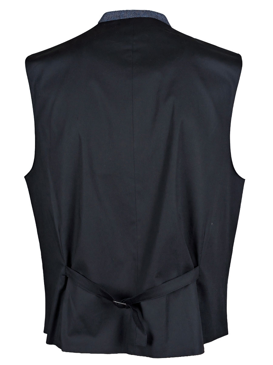 Hammerschmid Herrenweste David, blau gemustert #3