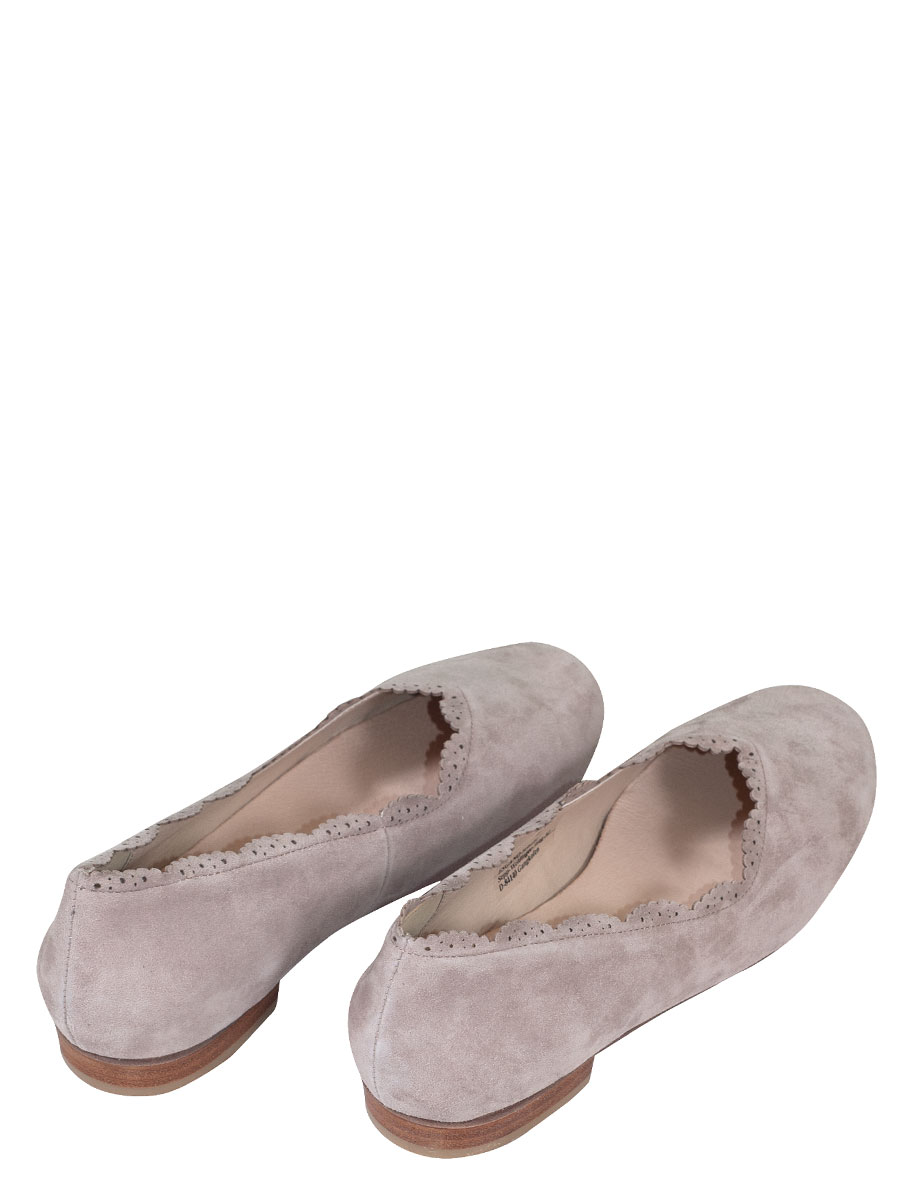 Esgano Schuhe, Ballerina, stein, Wildleder #3