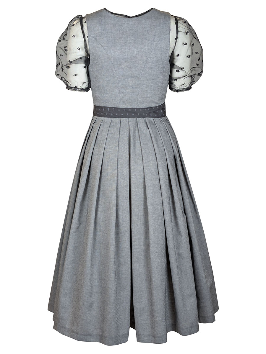 Hammerschmid Dirndl Pillersee, grau, dunkelgrau, 80lg #3