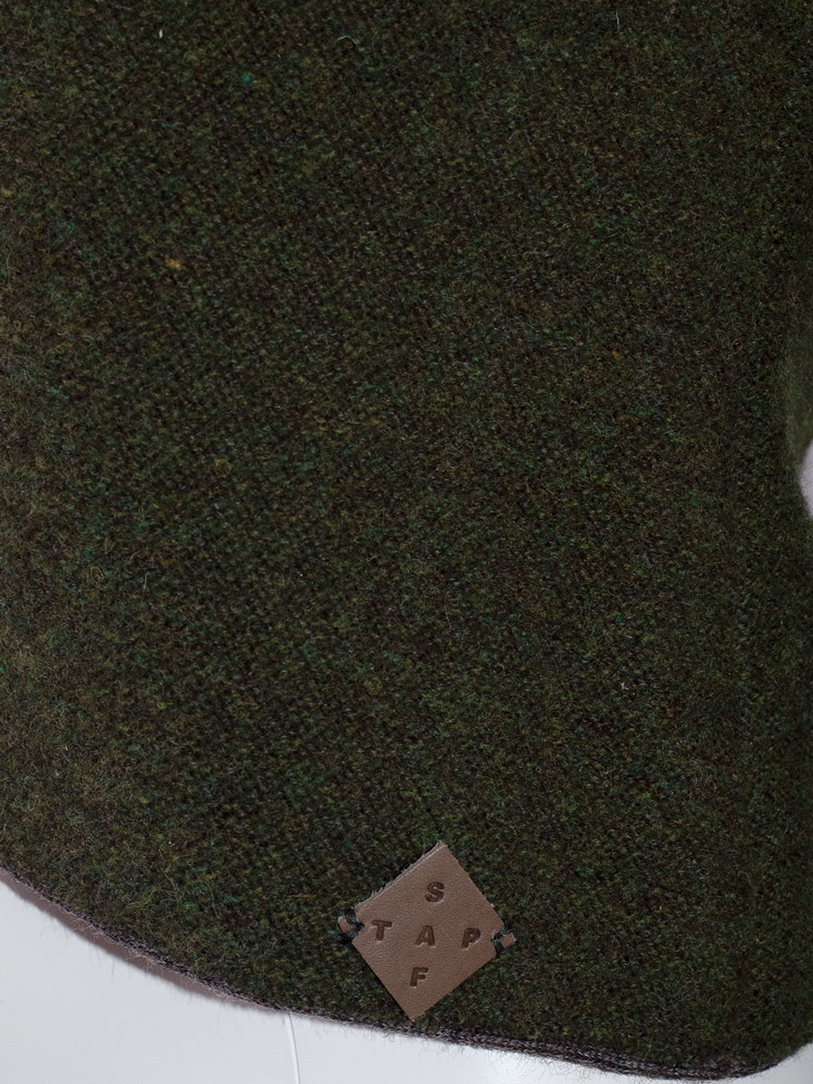 Stapf Strickjacke Dorika, tannenzweig, grün, Abschlüsse rolliert #5