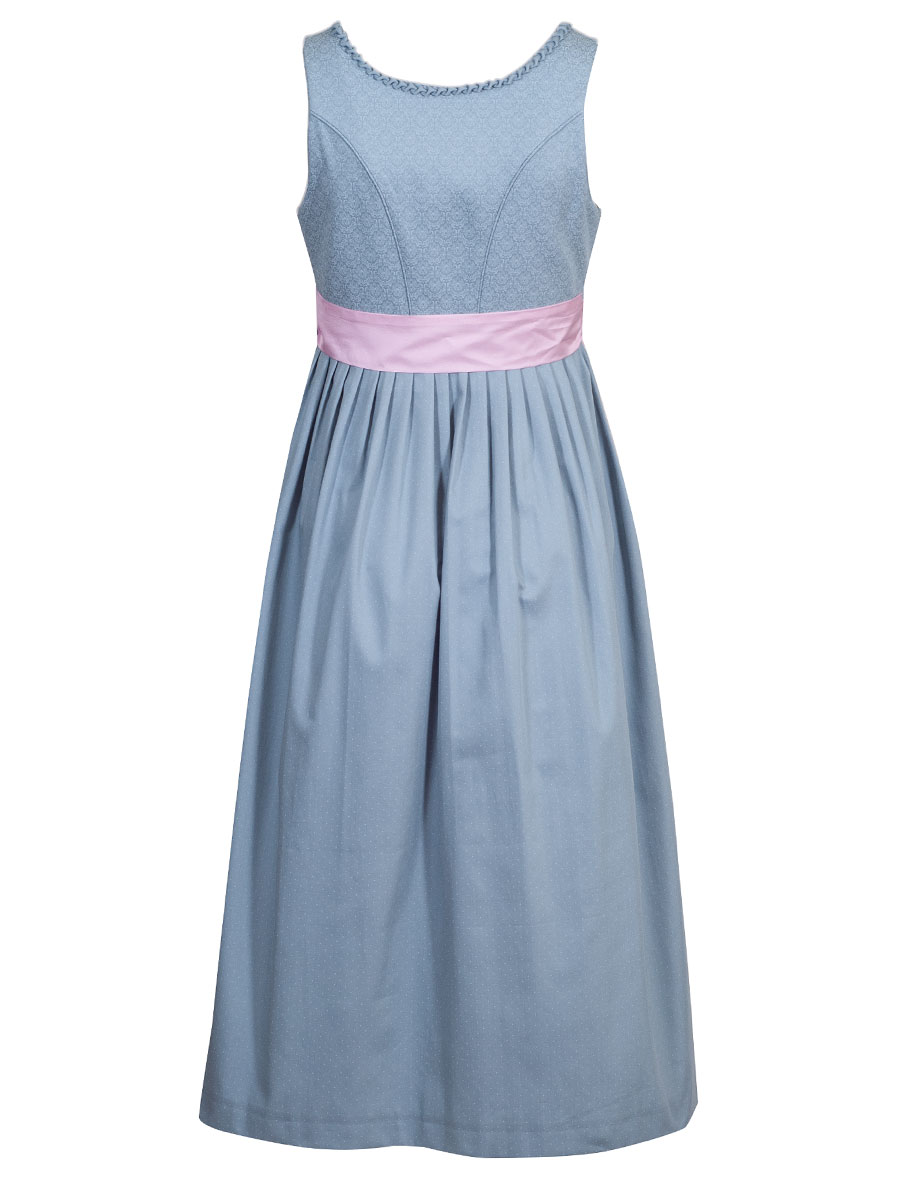 Wenger India Umstandskleid, taubenblau-rosa #3