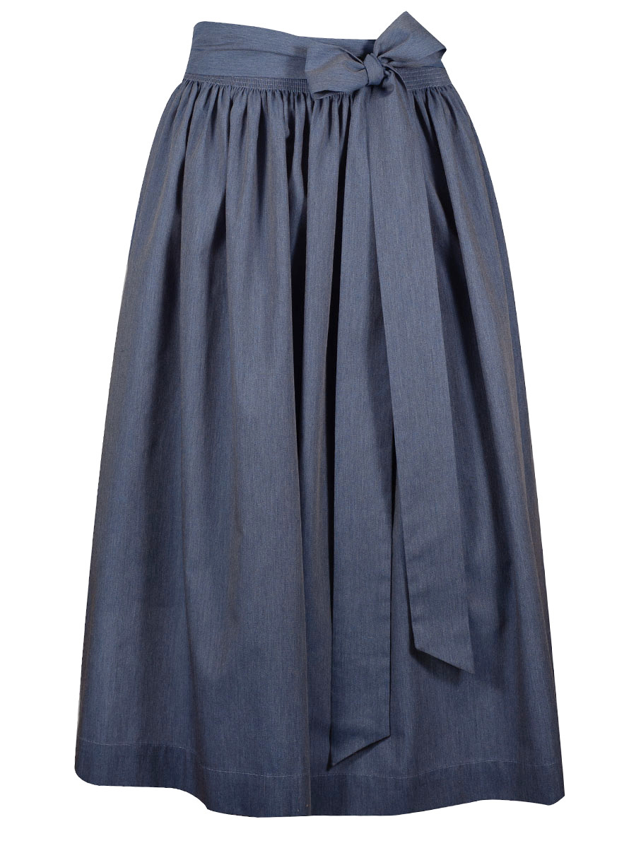 Hammerschmid Dirndlschürze blau, Baumwolle, 77cm #1