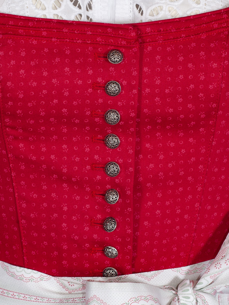 Wenger Ulla Baumwolldirndl, kirschrot, 70cm #5