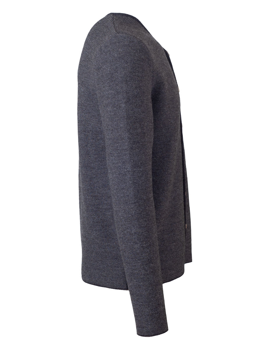 Hammerschmid Simon Strickjacke, grau mit anthrazit #3