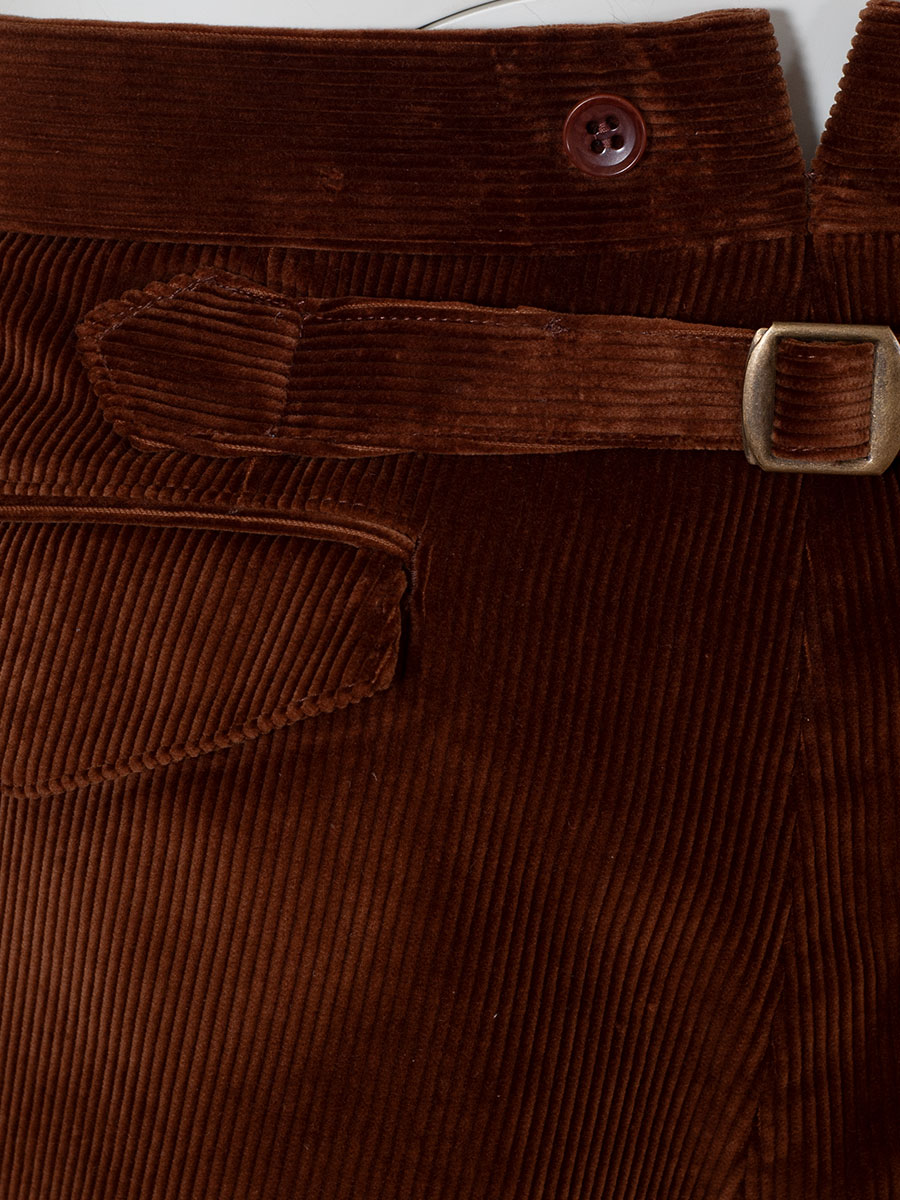 Viererspitz Markus Cordhose, Herren, cognac, hinten Riegel #7