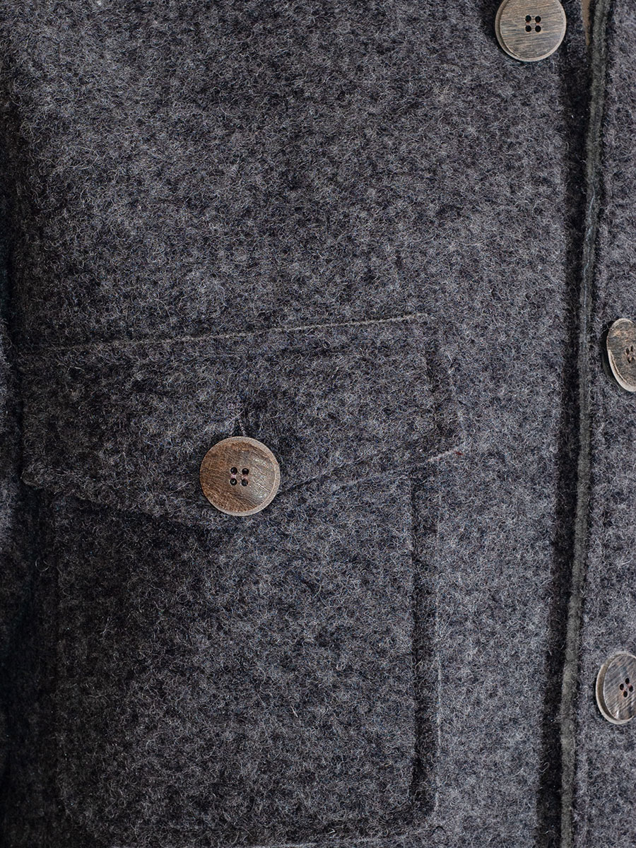 Murk Outdoorjacke Anif, Flauschloden, grau #5