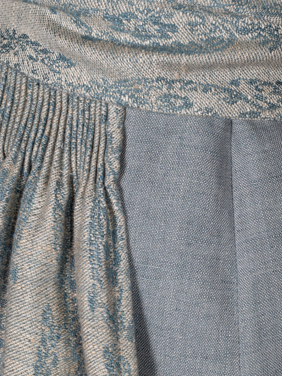 Gottseidank Leinendirndl Monika, atlantik-nebelblau, hochwertig, festlich, 80cm #6