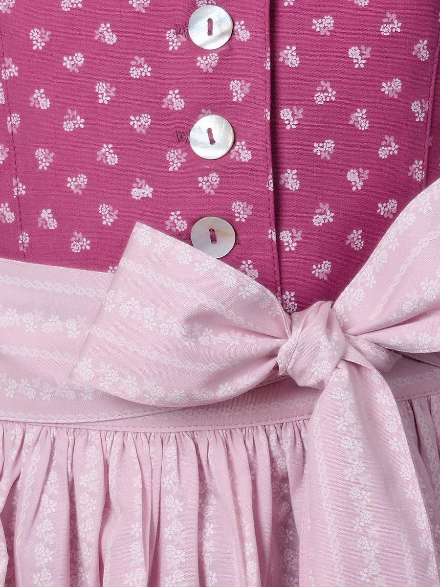 Hammerschmid Mädchen Dirndl Wallersee, pink, rosa #2