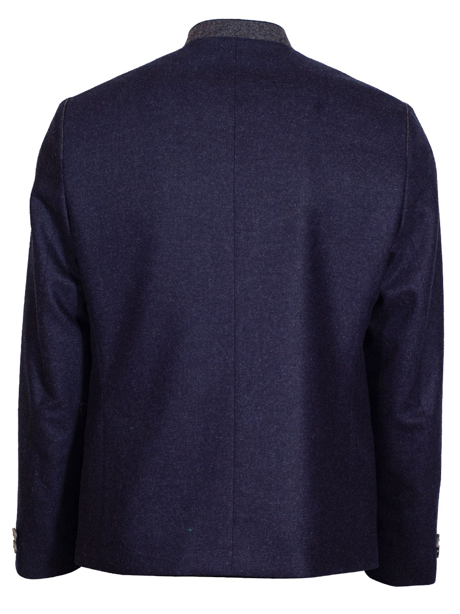 hausg'macht Lodenjanker Wallgau, marine, elegant, fein gestreift #3