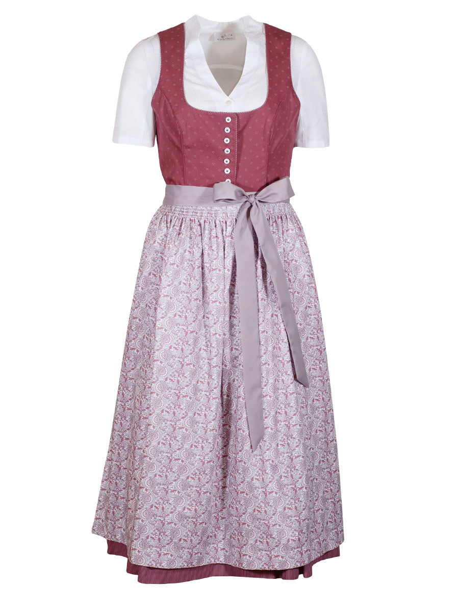 Wenger Baumwolldirndl Alina, mauve, 80cm #1