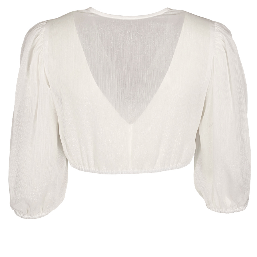 Waldorff Dirndlbluse Selina, creme, Glitzer #3