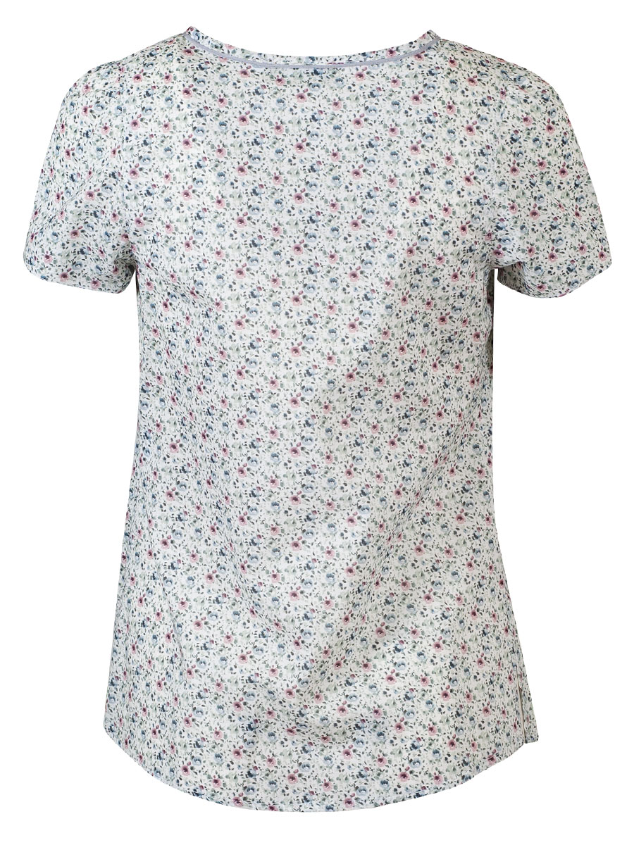 Country Line Damenbluse, creme, Blümchendruck #2