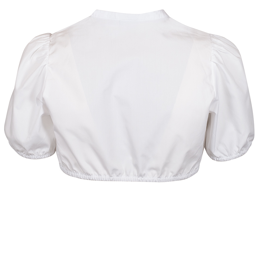 Hammerschmid Dirndlbluse Hanne, Puffarm, weiß #2