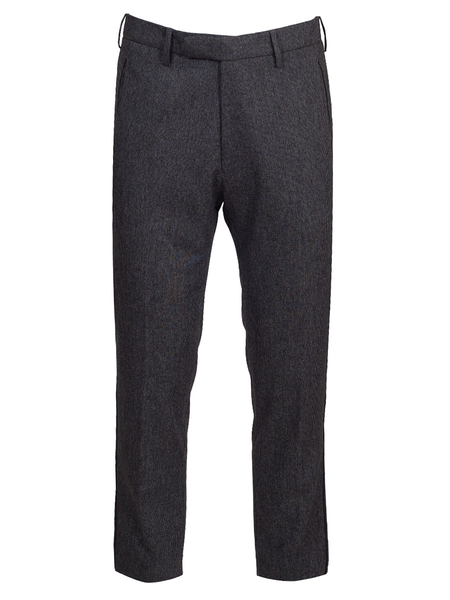 Lodenhose Schondorf, grau melierte, elegant, seitliche Streifen #1