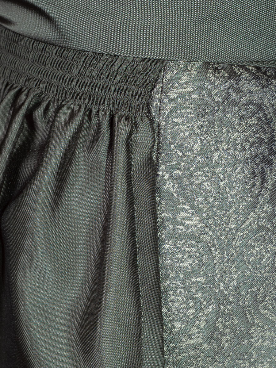 Wenger Dirndl Runa, Samtmieder, salbei, elegant, 80lg #4