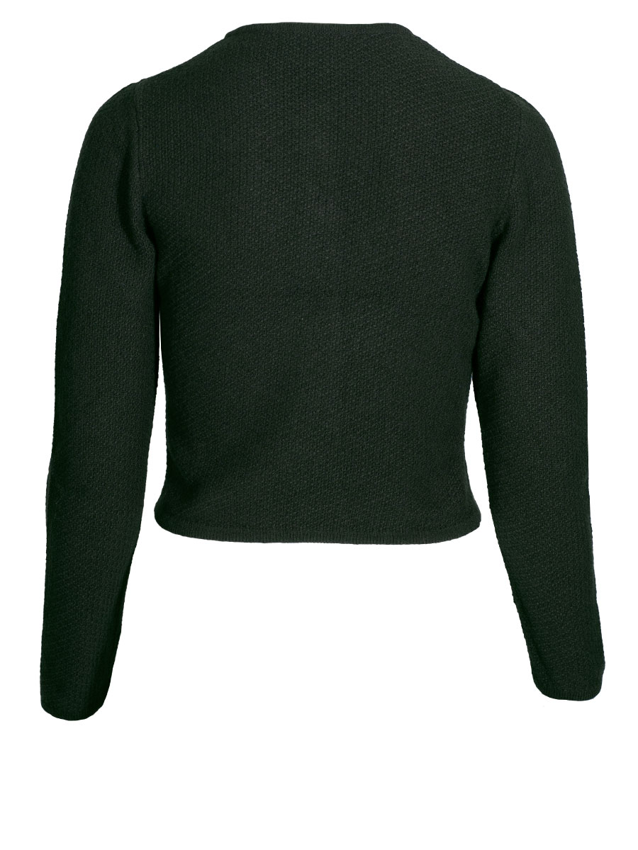 Feli und Hans Gries Strickjacke, grün, Zopfmuster #2