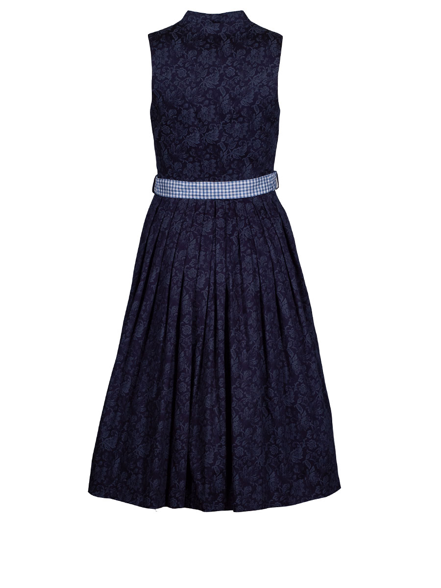 Berwin & Wolff Sommerkleid marine, ärmellos, Gürtel mit Schließe #2