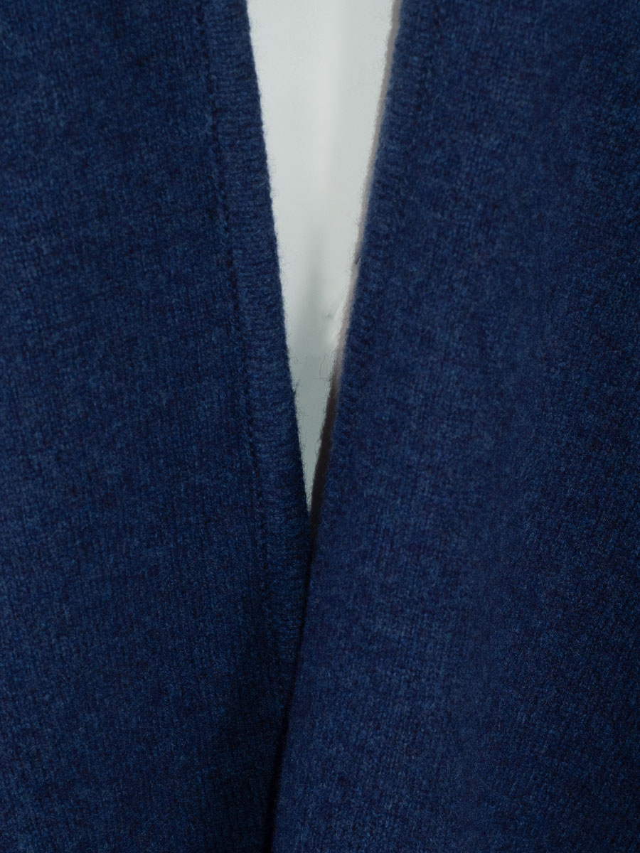 Astrifa Strick-Poncho Simbach, nachtblau #3