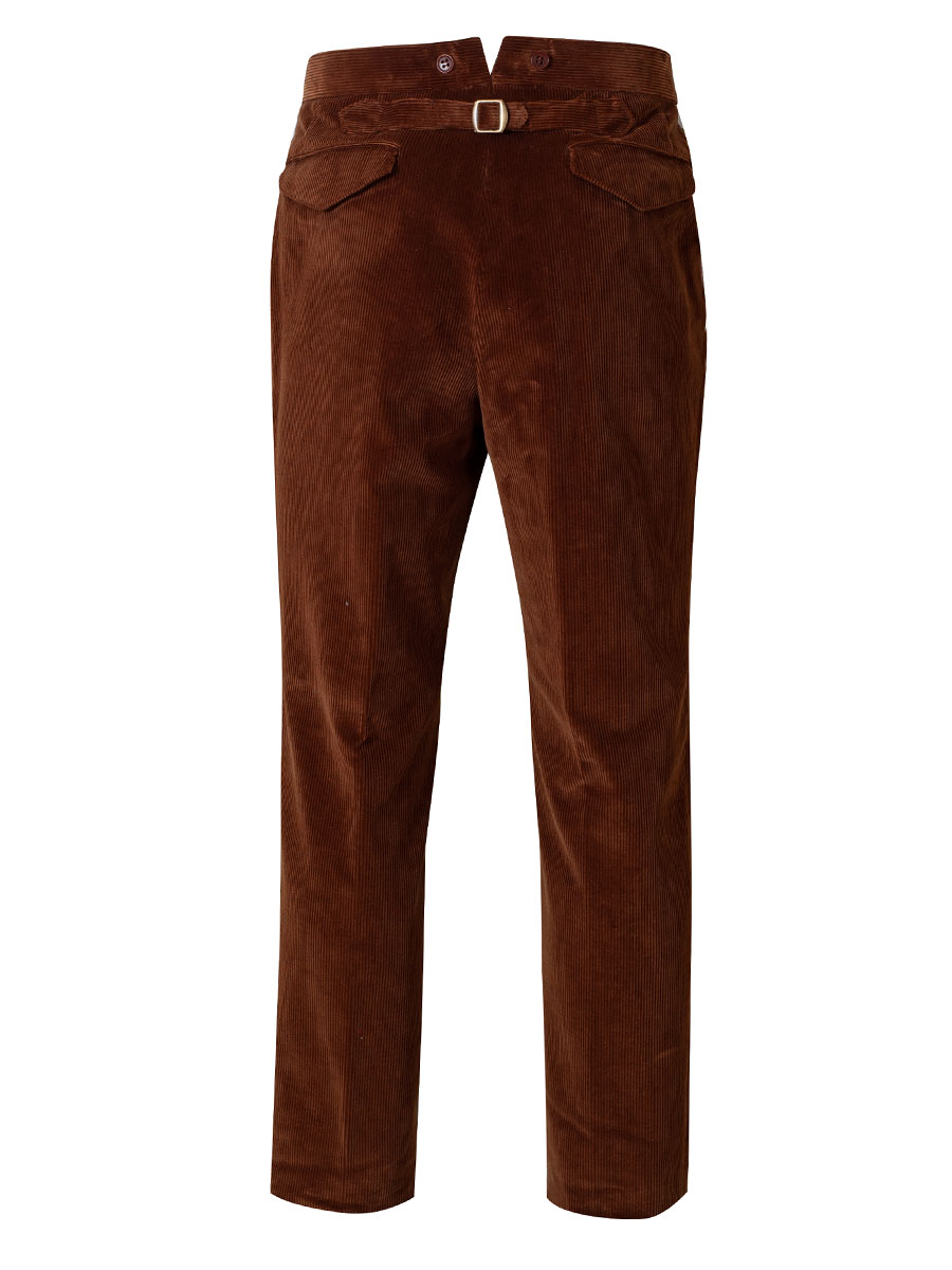 Viererspitz Markus Cordhose, Herren, cognac, hinten Riegel #2