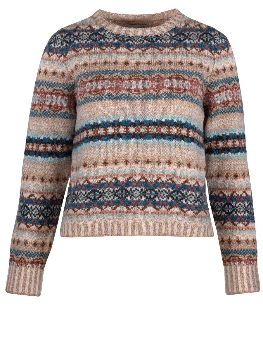 Eribè Strickpullover Westray Sweater, Roslyn, bunt #1
