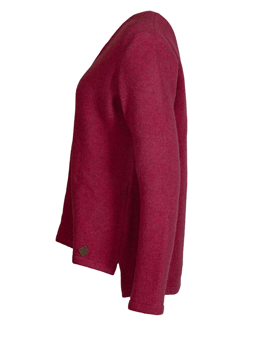 Stapf Pullover Nici, clematis, oversize, V-Ausschnitt #3