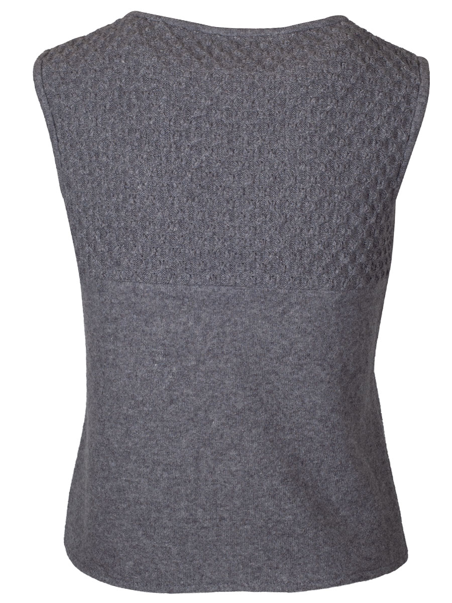 Boos Strickpllunder grau, grobes Strickmuster #2