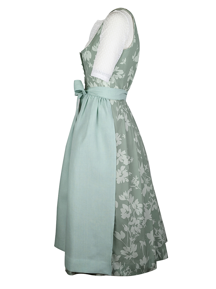 Waldorff Dirndl Calendula, grün, 80lg #5