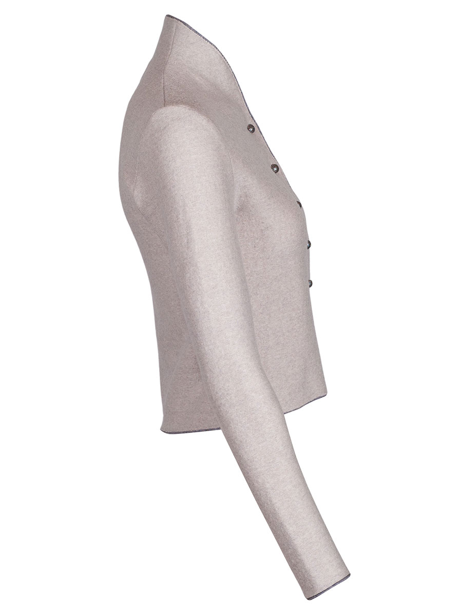 Stapf Walkjacke Bruna, Sommerwalk, ecrue, Kelchkragen #2