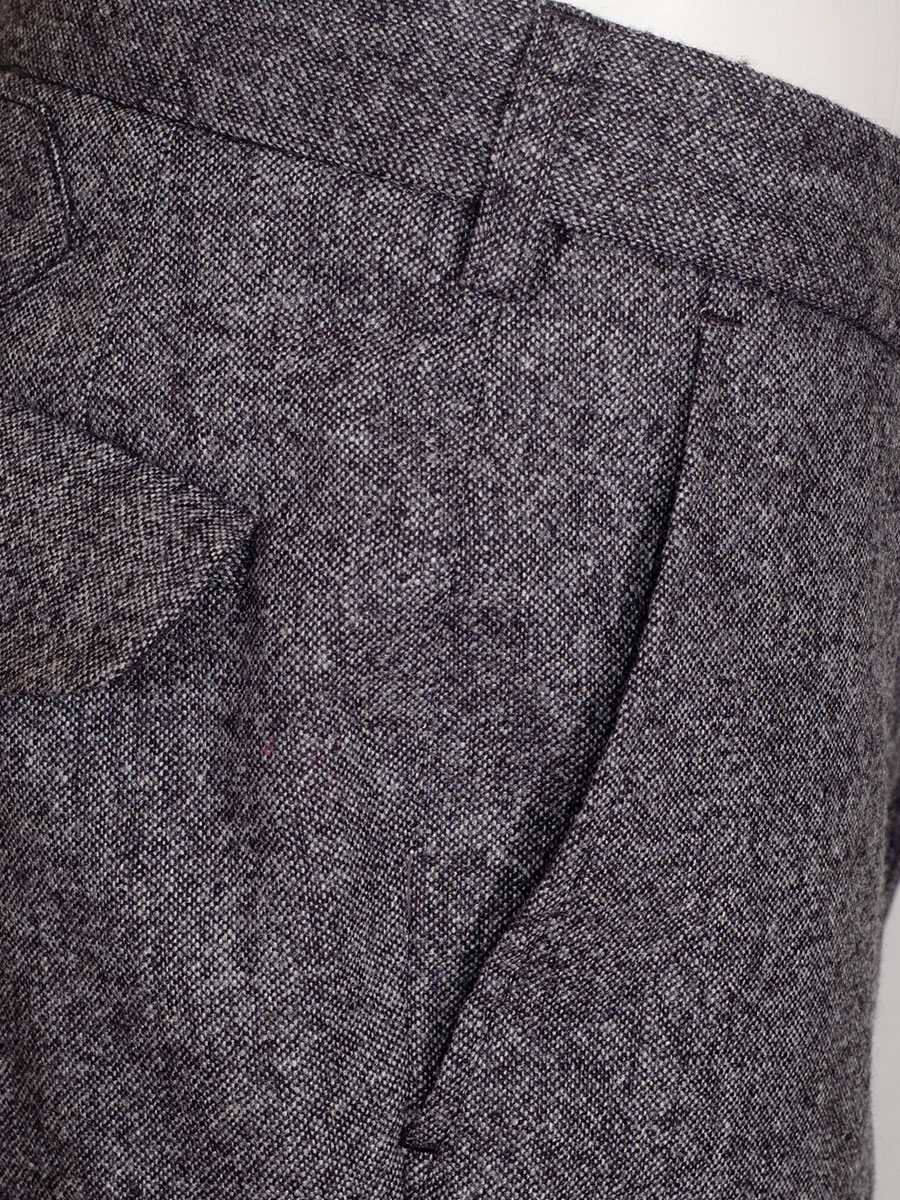 hausg'macht Lodenhose Wastl, Perlloden, grau, elegant #6