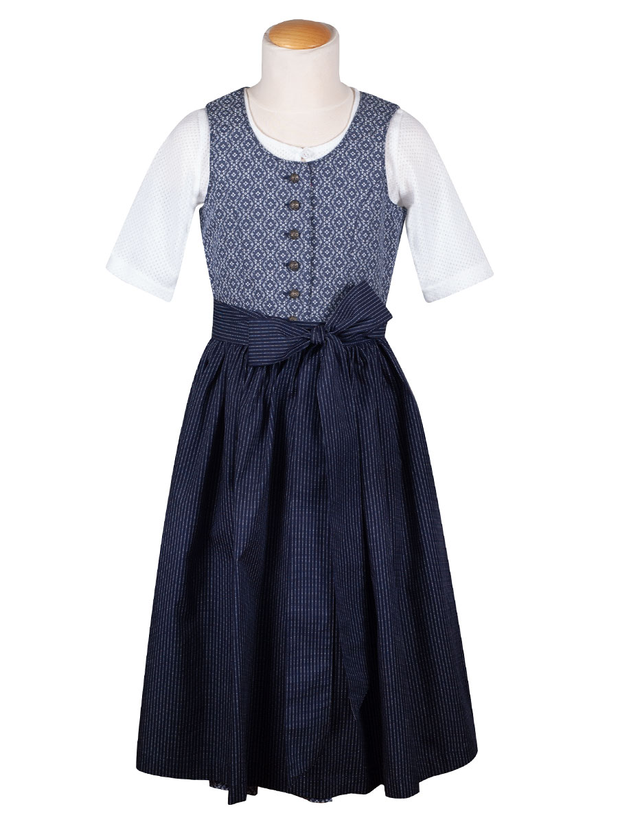 Hammerschmid Mädchen Dirndl Wallersee, blau #1