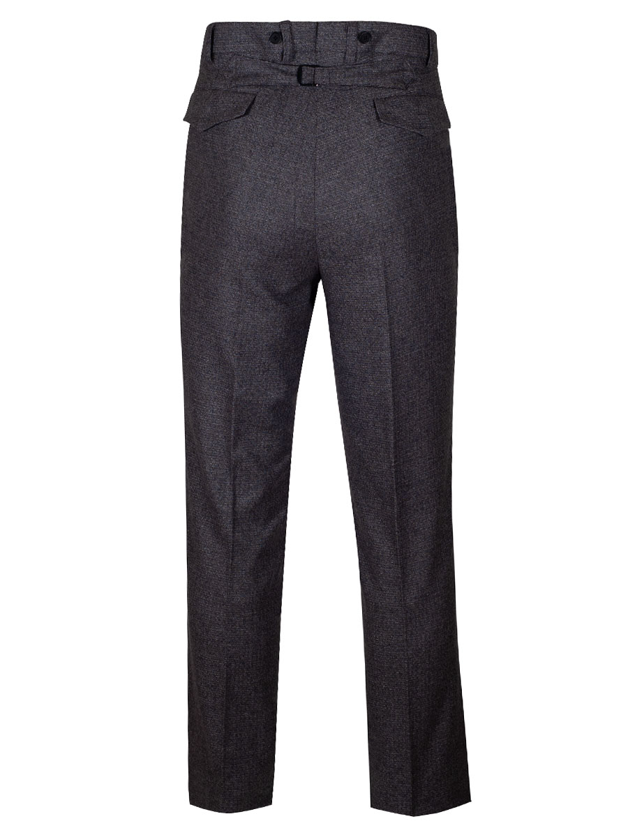 hausg'macht Lodenhose Rust, grau-meliert, elegant #4