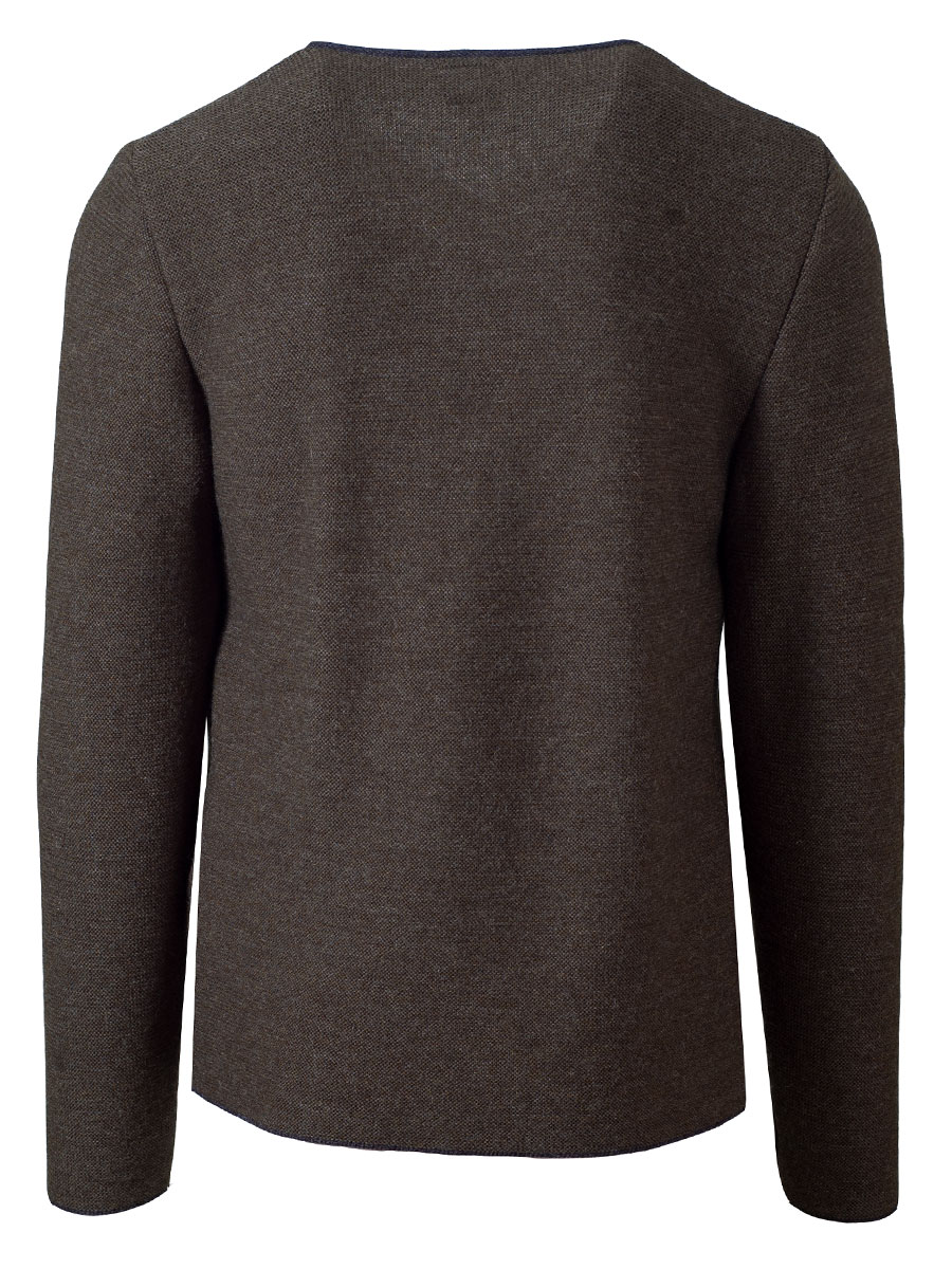 Hammerschmid Simon Strickjacke, oliv mit anthrazit #3