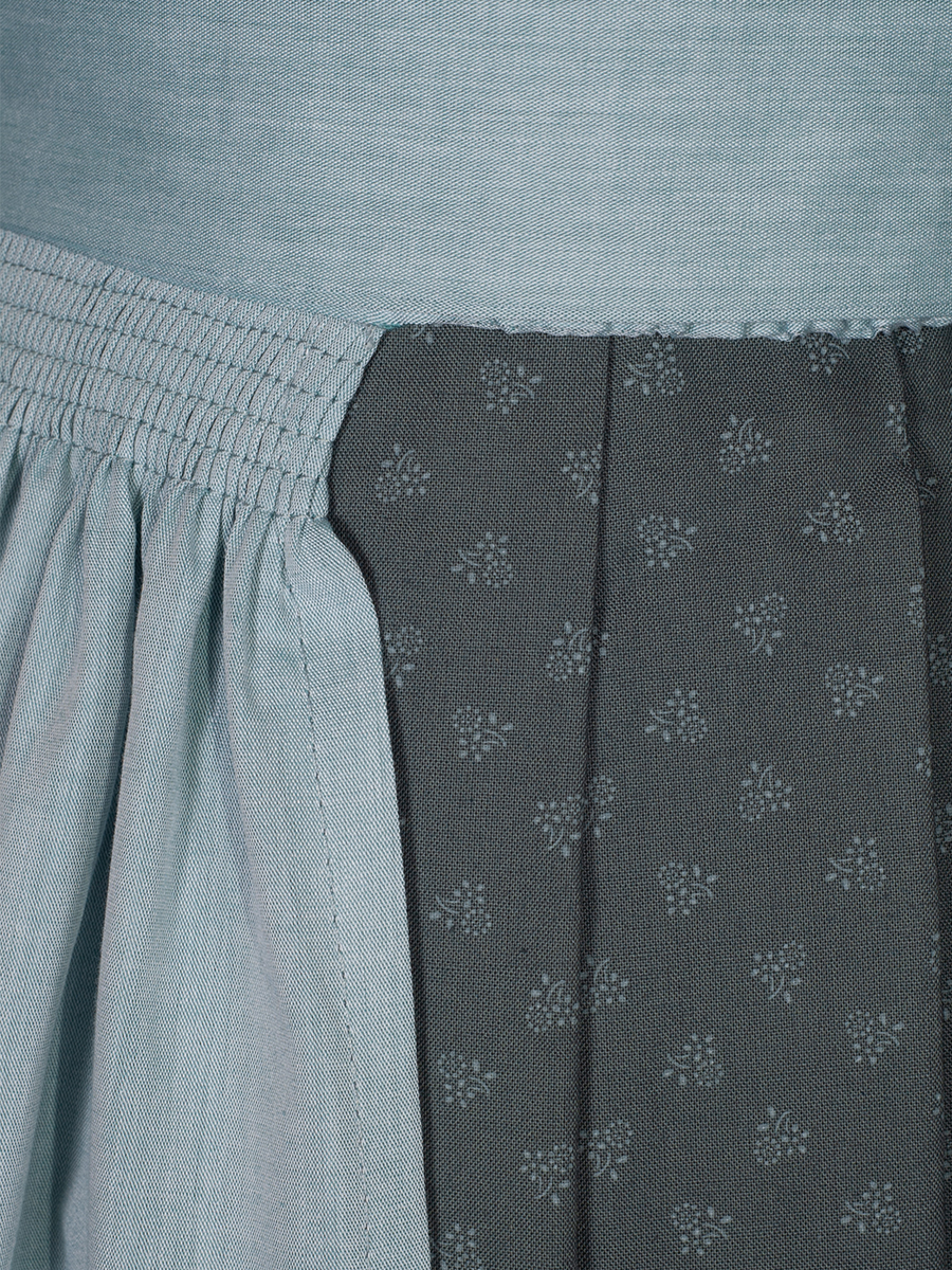 hausg'macht Leinendirndl Pillersee, türkis, Schürze mit Schließe, 80lg #6