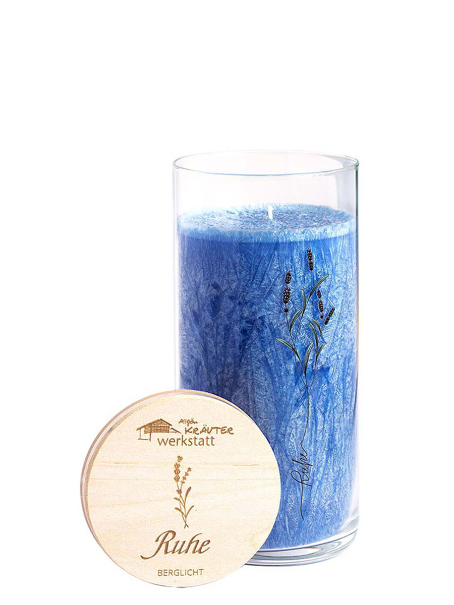 Allgäuer Heilkräuter Kerze, Berglicht im Glas, Ruhe #1