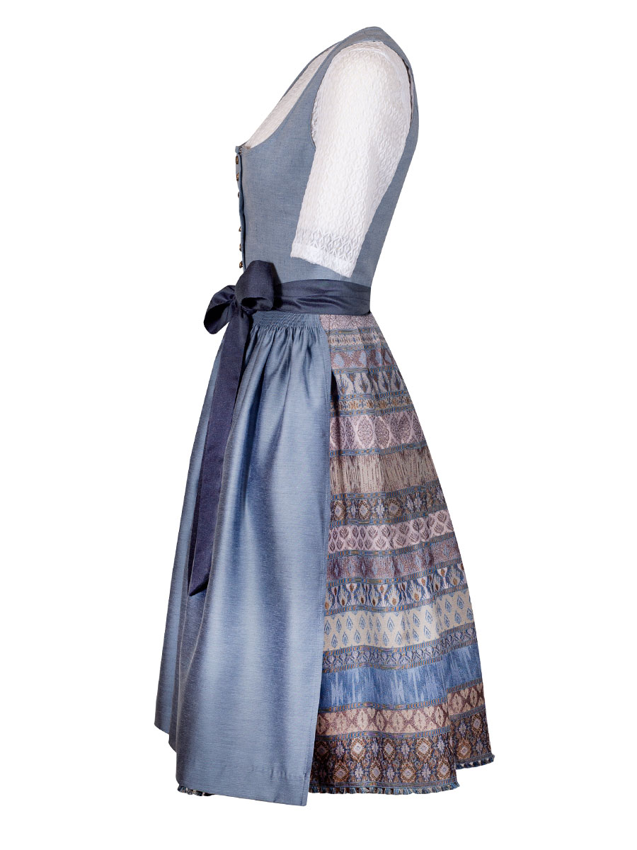 Hammerschmid Dirndl Pillersee, blau, Stretchoberteil,70lg #2