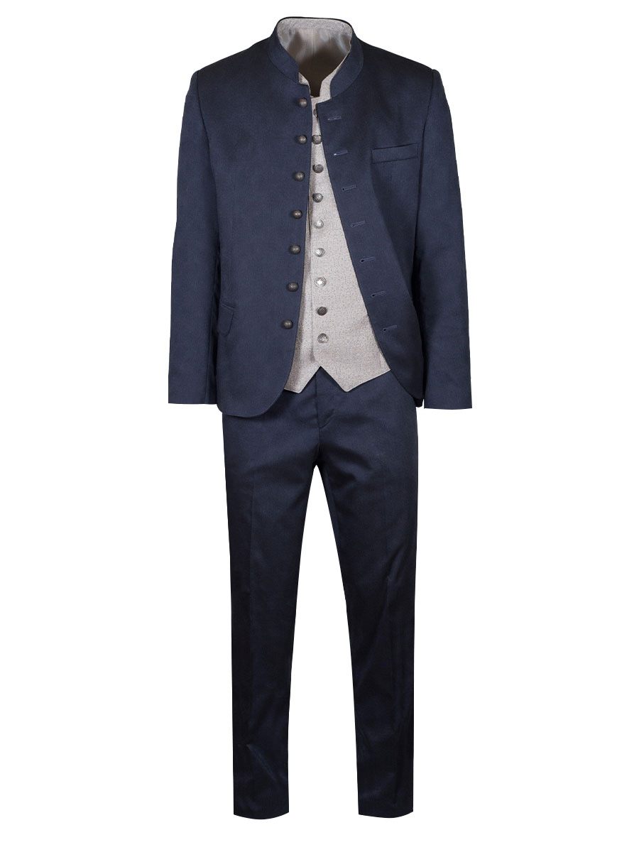 Schloß Orth Trachtenhose Porcia, Anzug, dunkelblau, festlich, Hochzeit #3