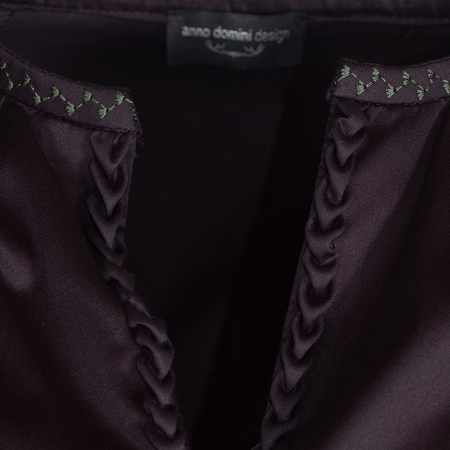 Anno Domini Design Dirndlbluse Ellie, 3/4-Arm, schwarz, Puffarm #3