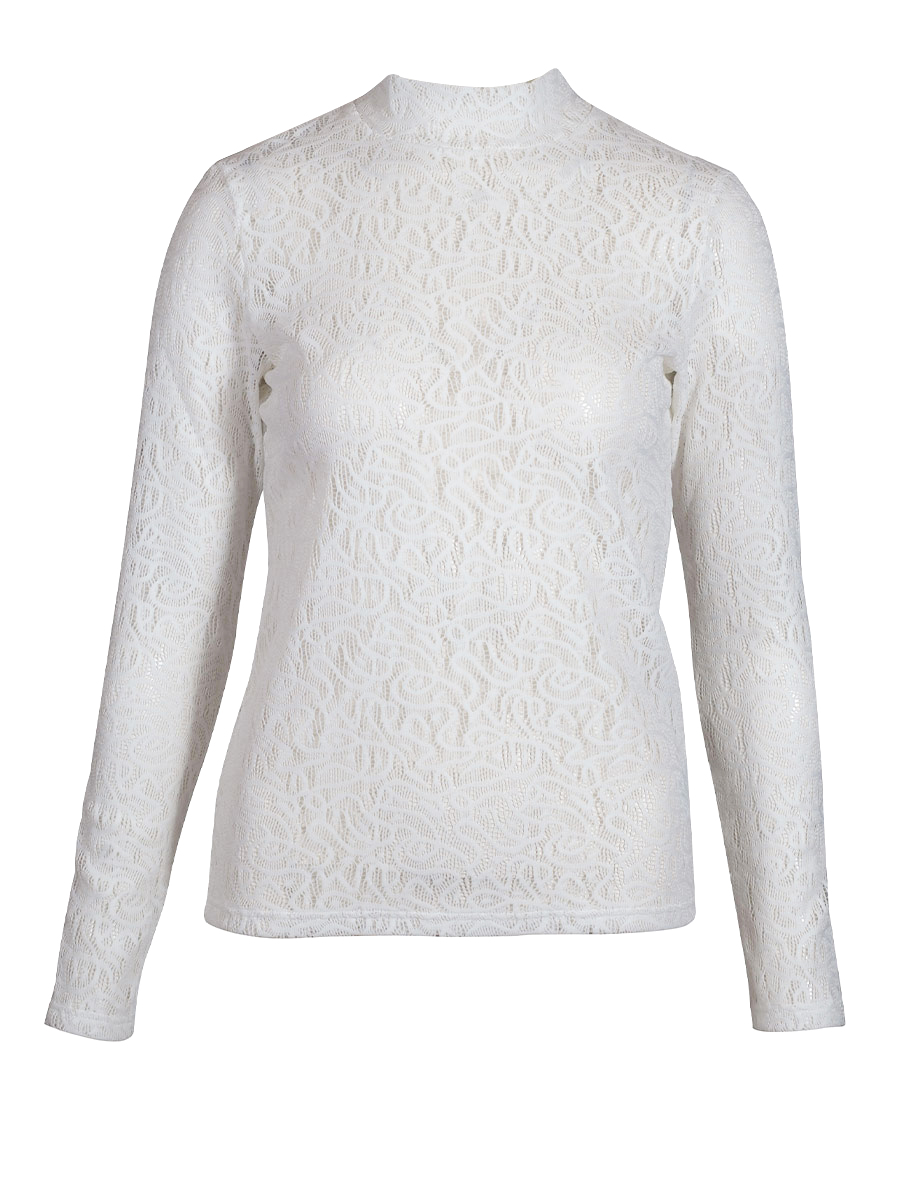 Hammerschmid Langarmshirt Judy, Spitze, natur #1