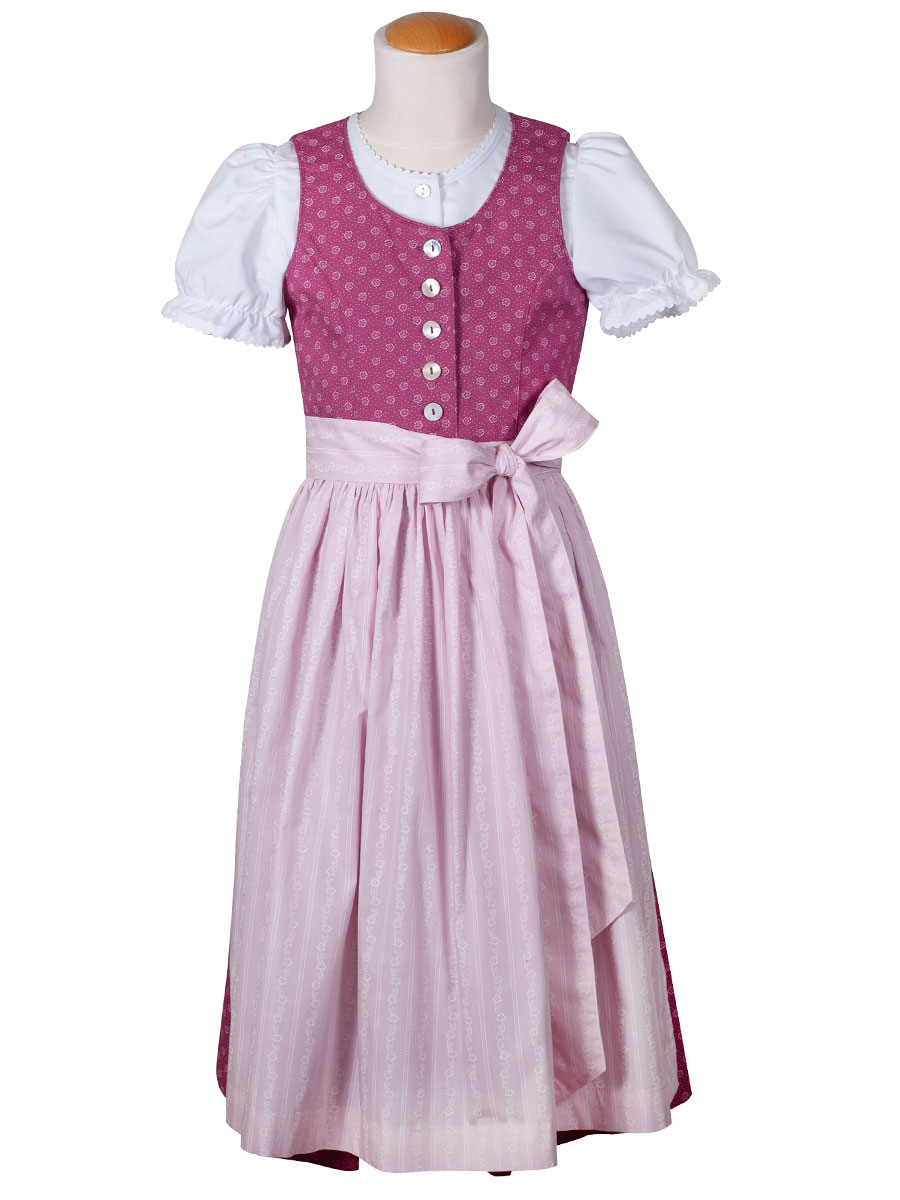 Hammerschmid Wallersee Kinder-Dirndl, pink, mit Bluse #1