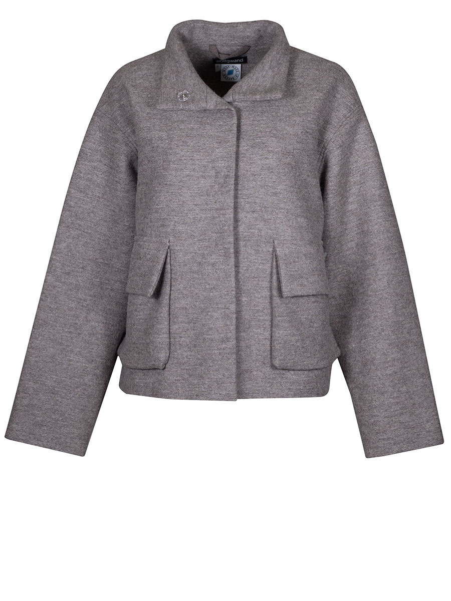 Wollgwand Kastenjacke Milli, beigemeliert #2