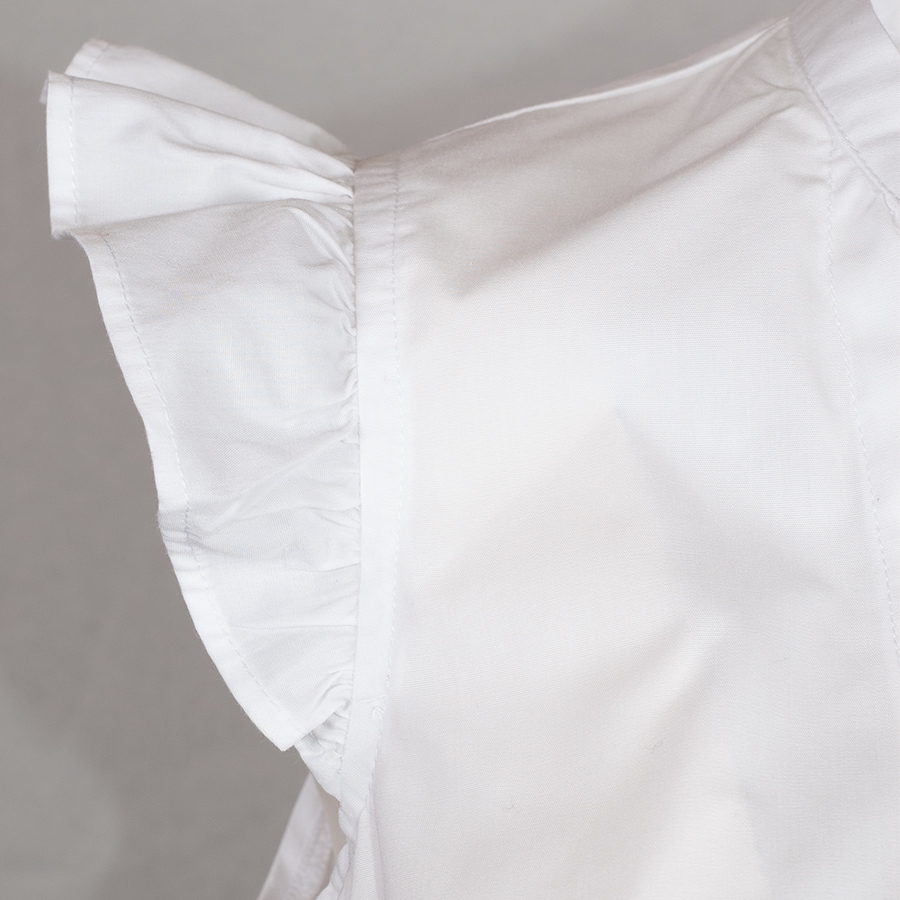 Hammerschmid Dirndlbluse Hanne, Flügelarme, weiß #2