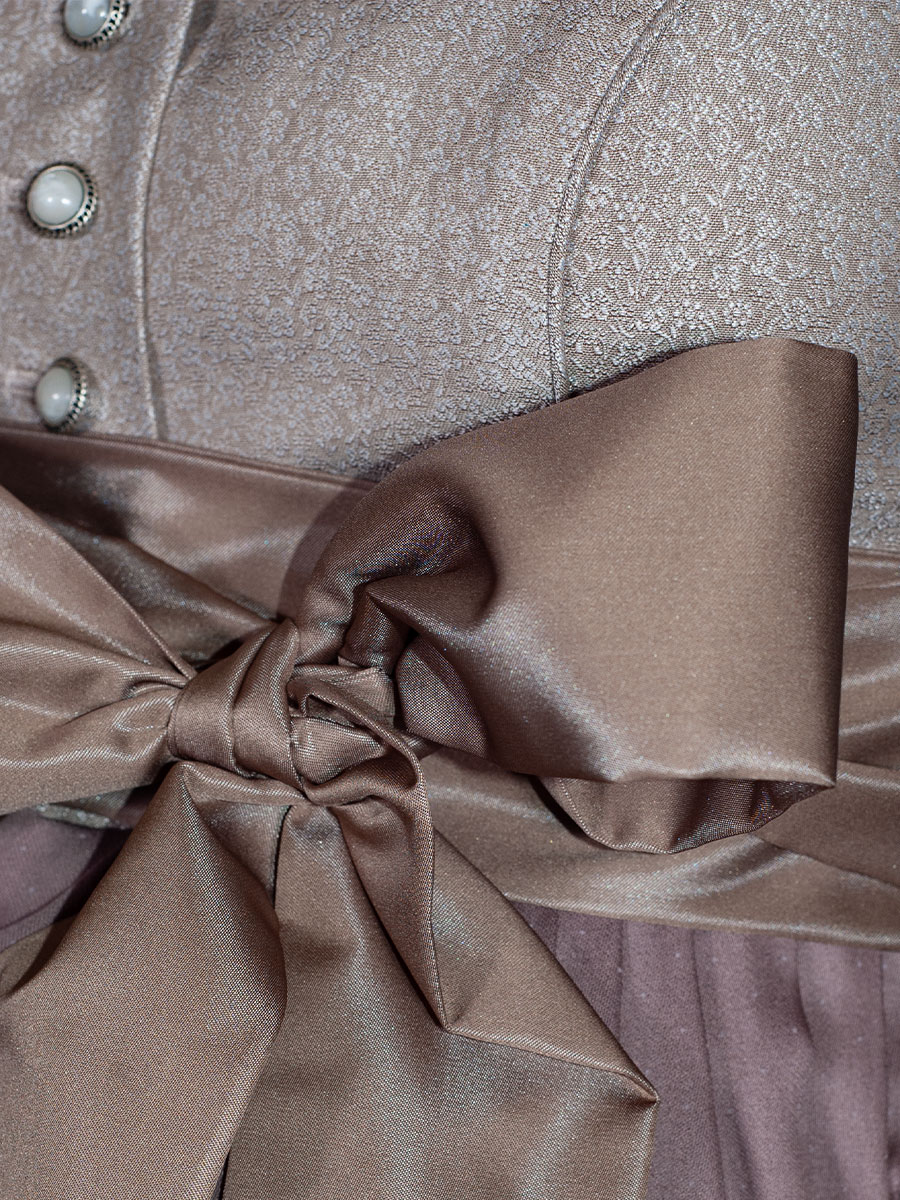 Wenger Mareike Umstandskleid, haselnuss-beige, festlich #4
