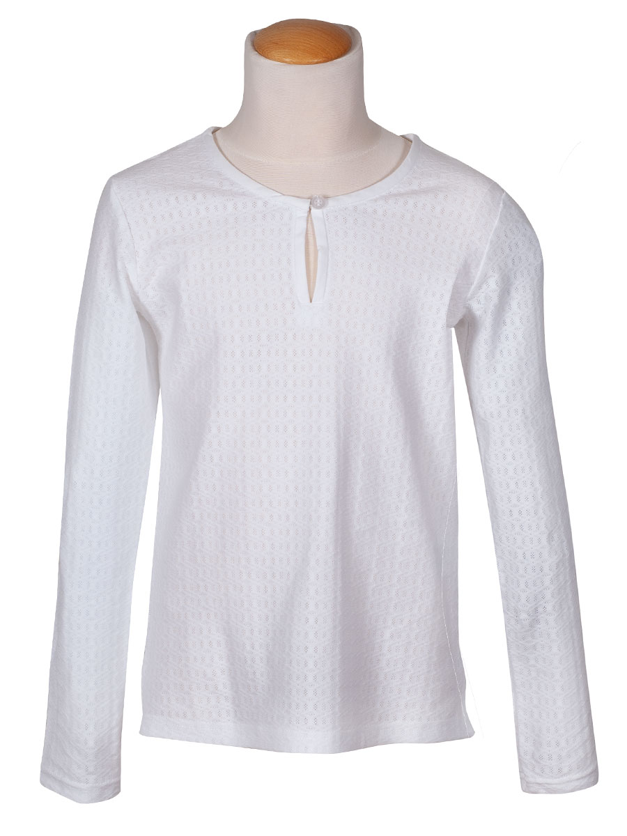 Hammerschmid Vreni Langarmshirt, Mädchen, weiß #1