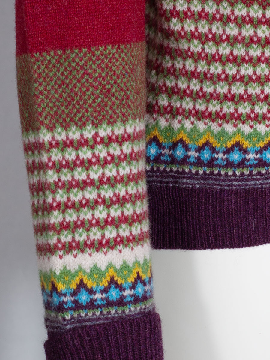Eribè Knitwear Alpin Roll Neck, hemlock, weinrot, Rollkragenpullover #6