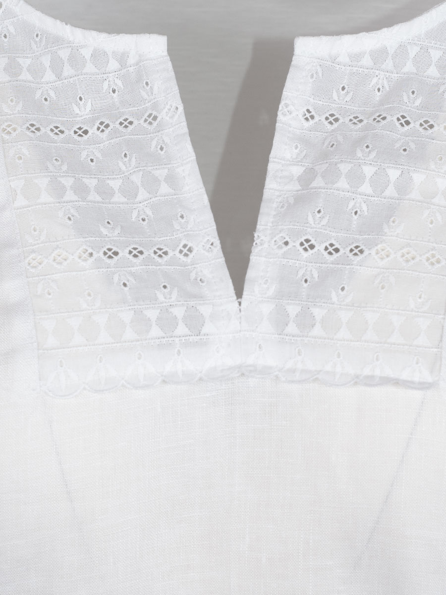 Hammerschmid Shirtbluse Luise, weiß, Leinen #2