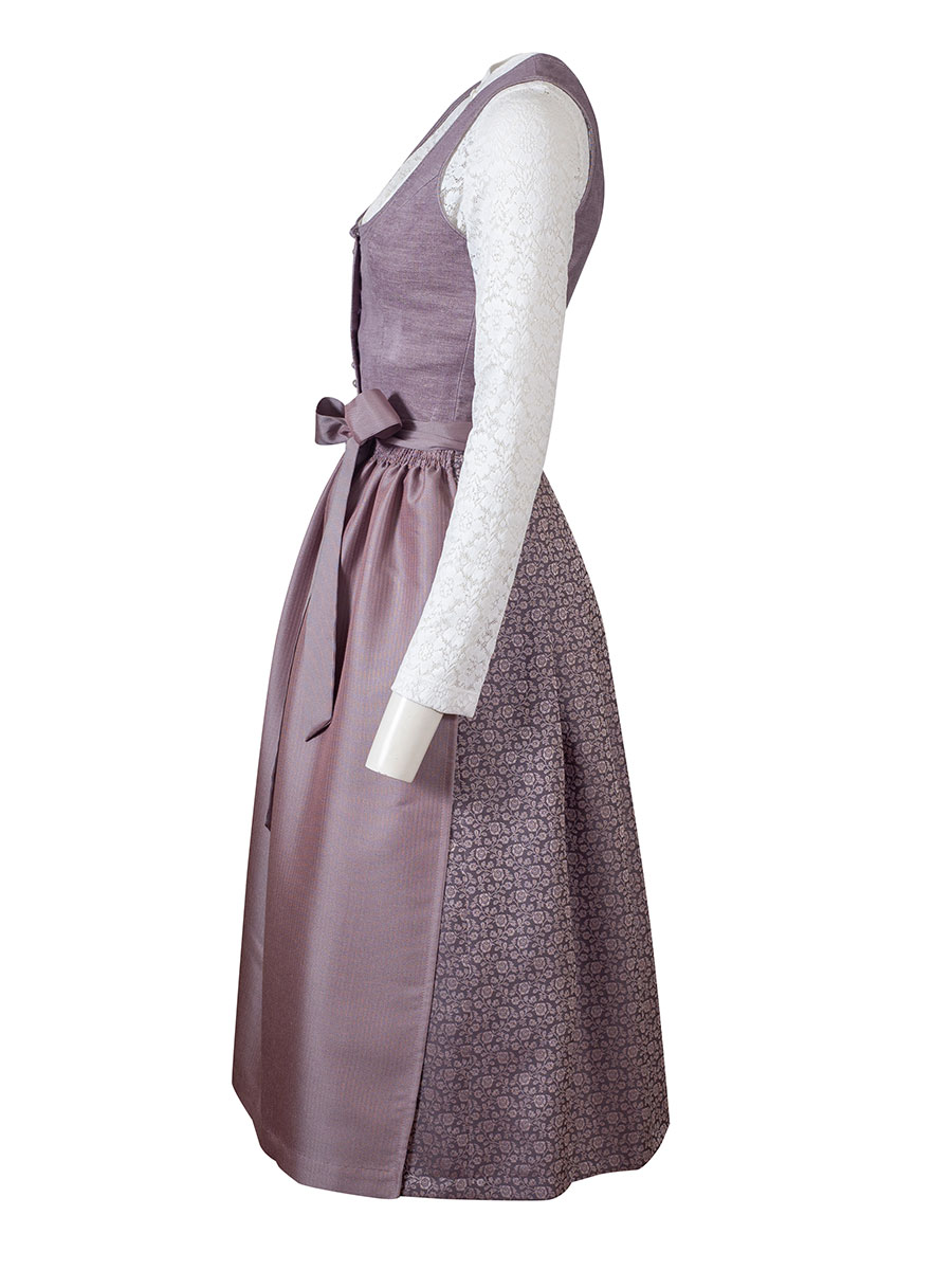 Wenger Dirndl Perla, festlich, mauve, 80cm #2