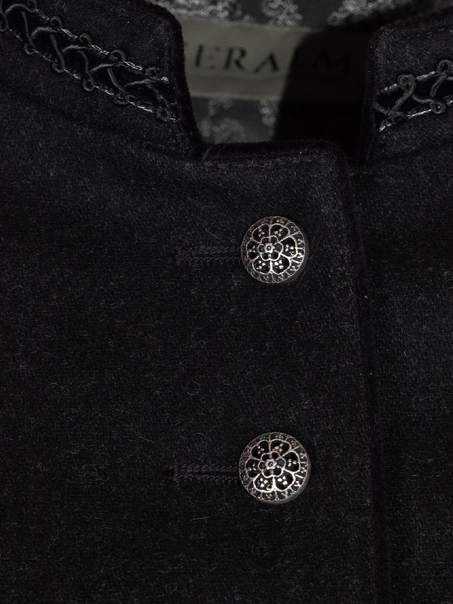 Kaiseralm Damenjacke Claris, anthrazit, Stehkragen, Schoßerl #2